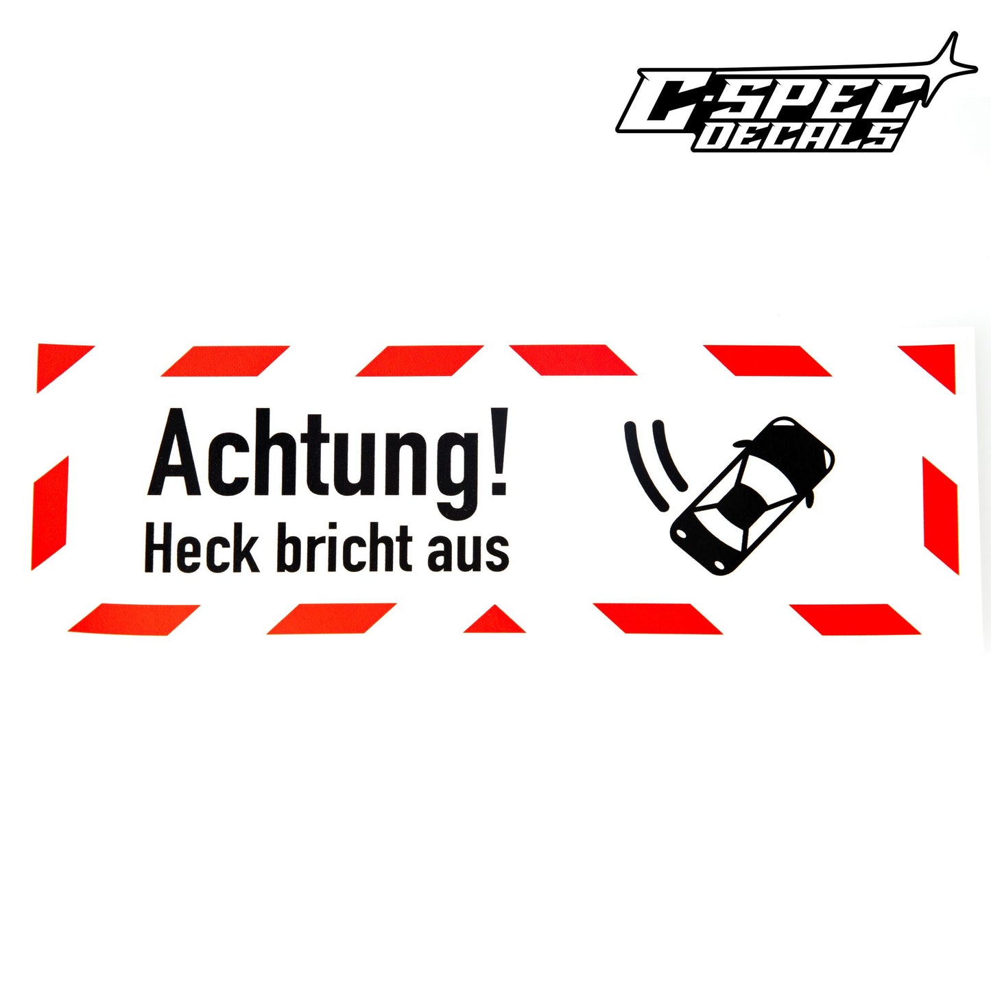 Rear breaks out Slap Sticker