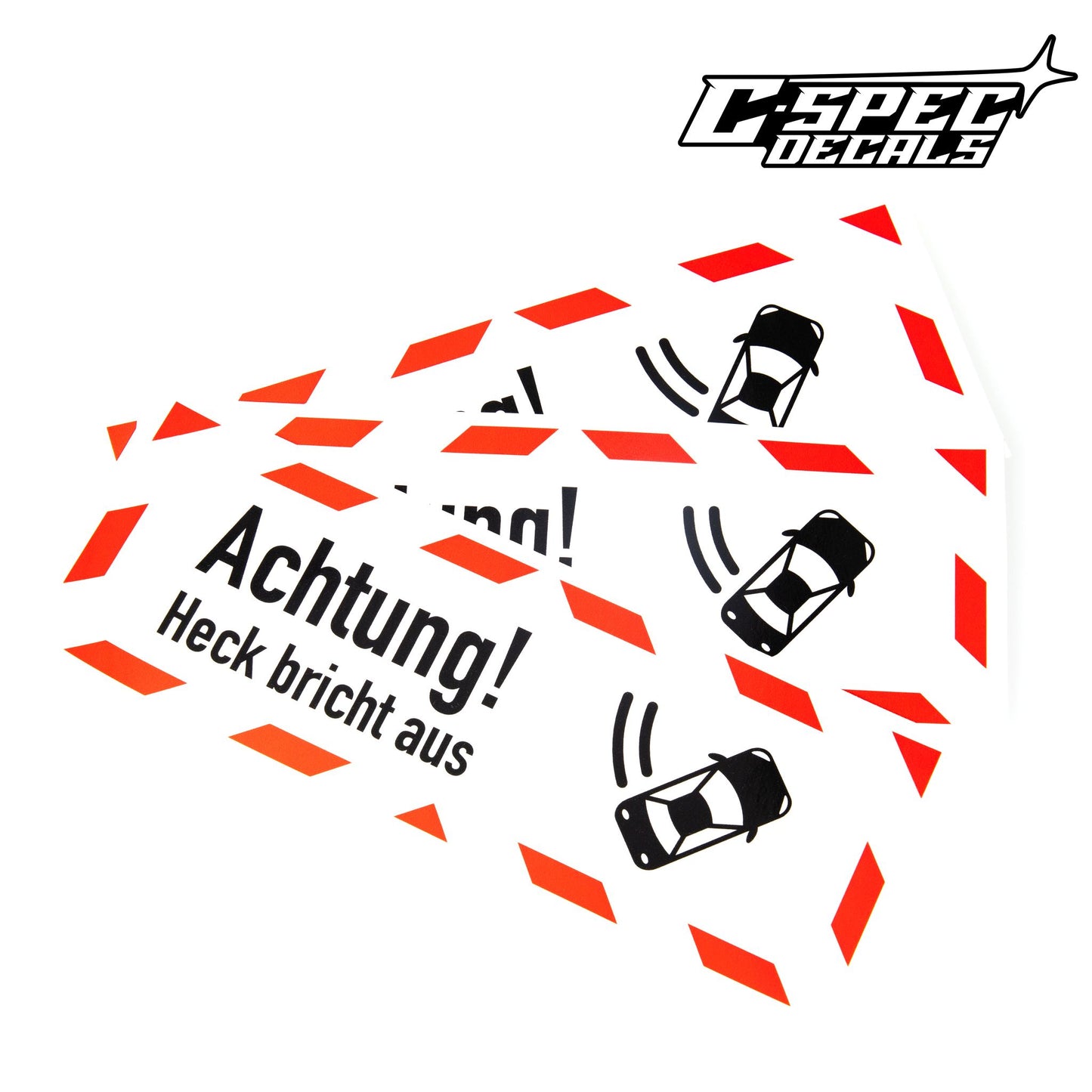 Rear breaks out Slap Sticker