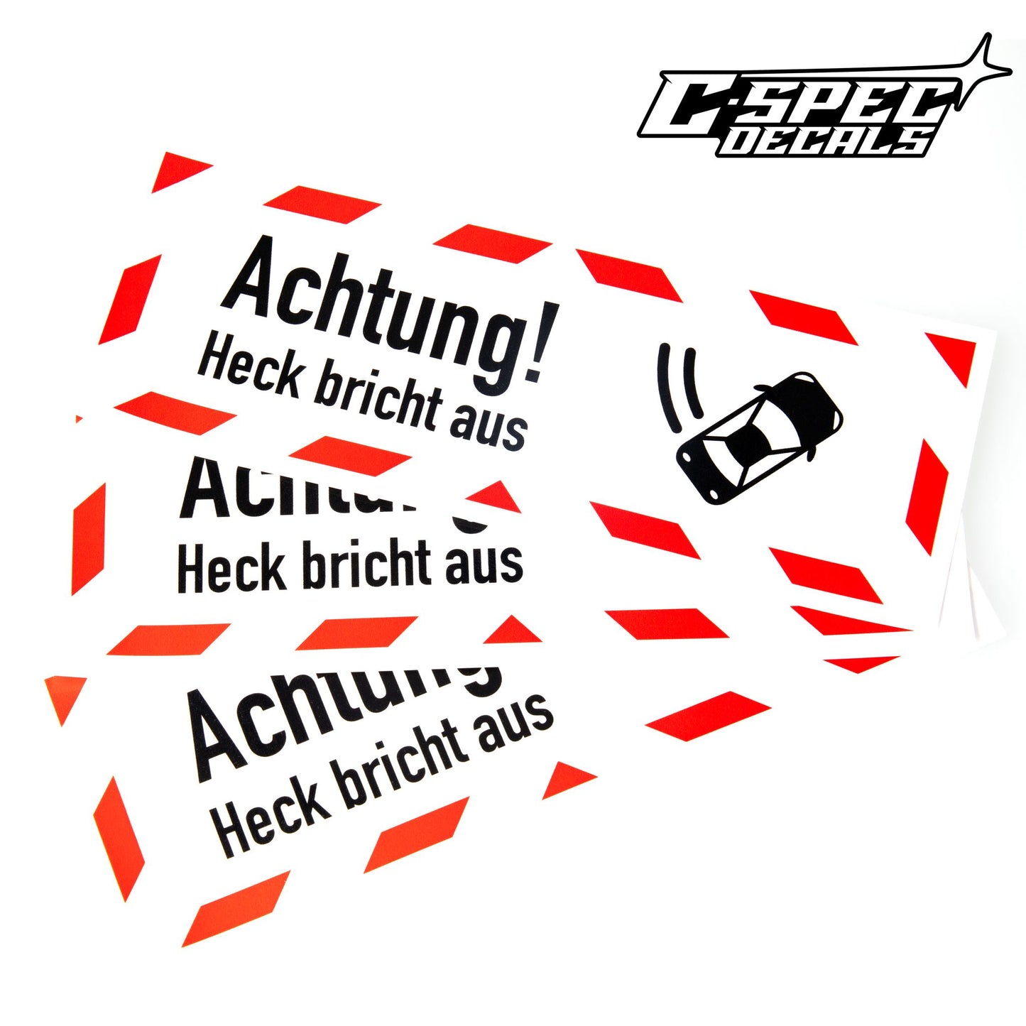 Heck bricht aus Slap Sticker