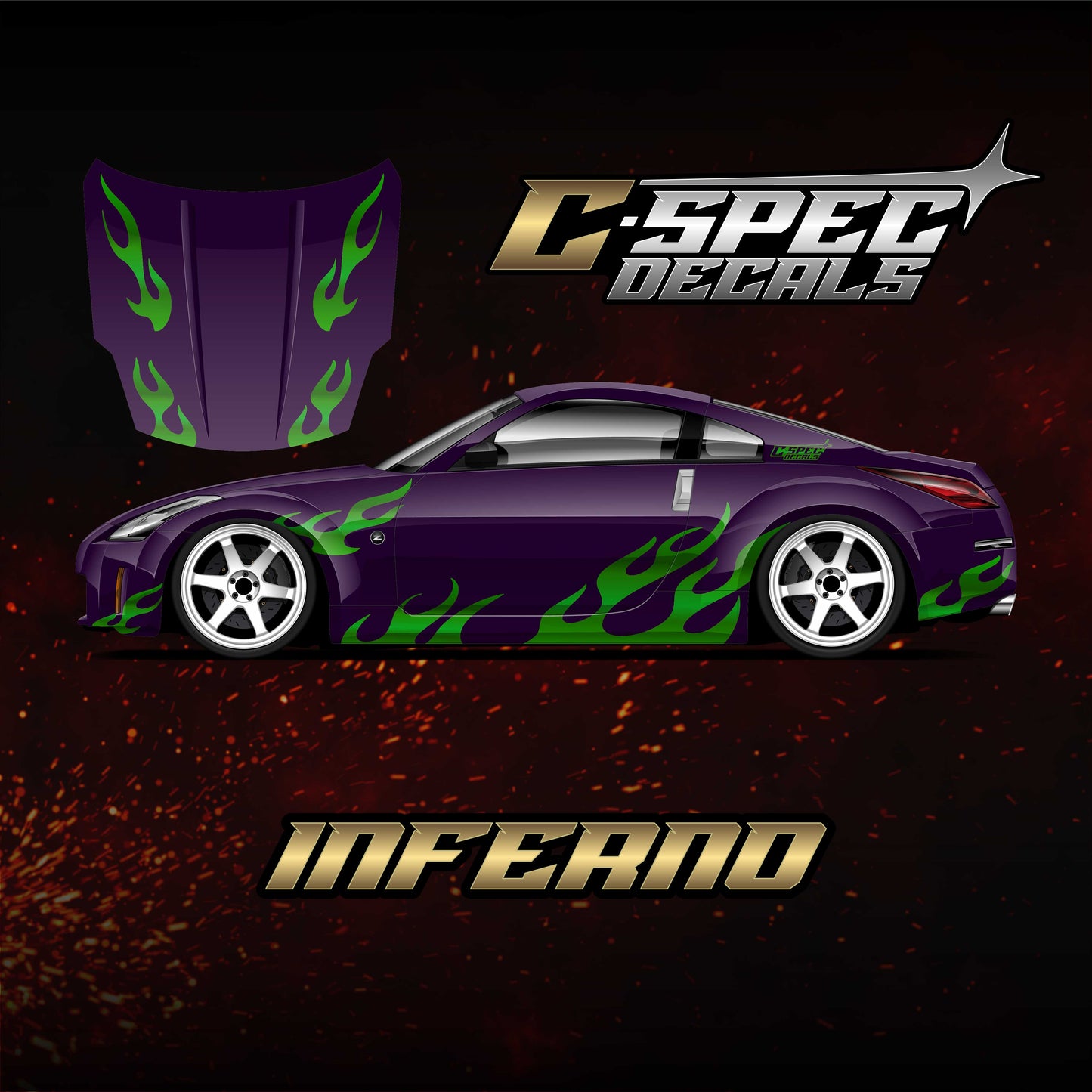 Inferno Livery Kit - Unicolor