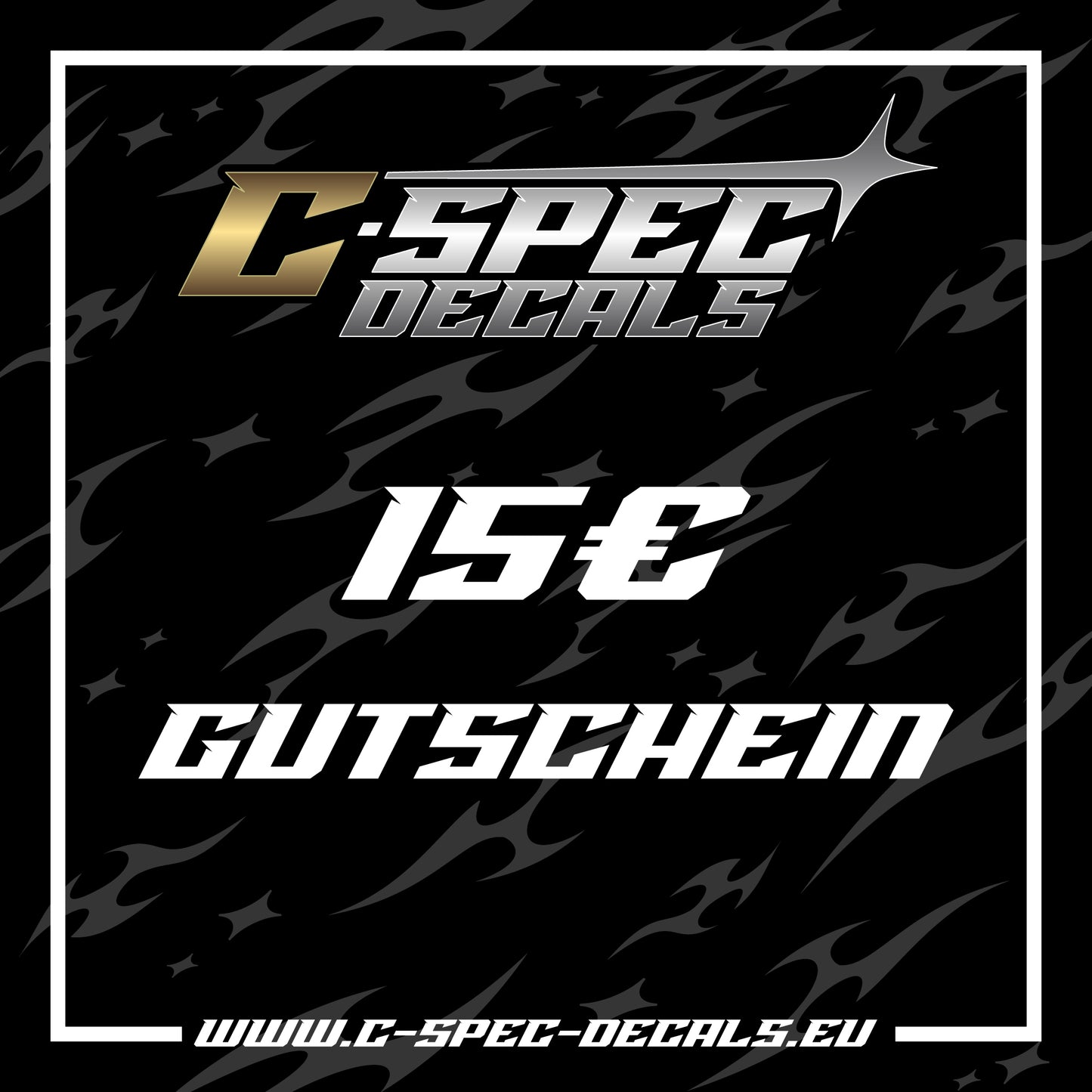 C-Spec-Decals 15 € Geschenkgutschein